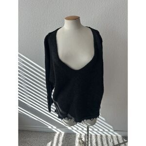 Free People Irresistible Fringe Wool Sweater